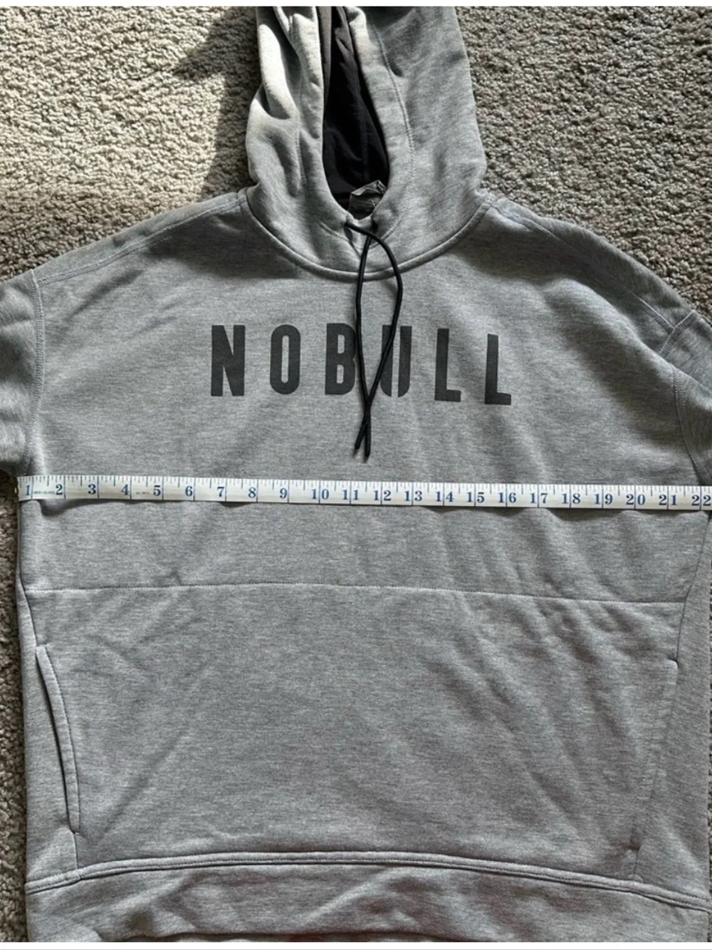 Women’s No Bull Gray Hoodie Size Medium